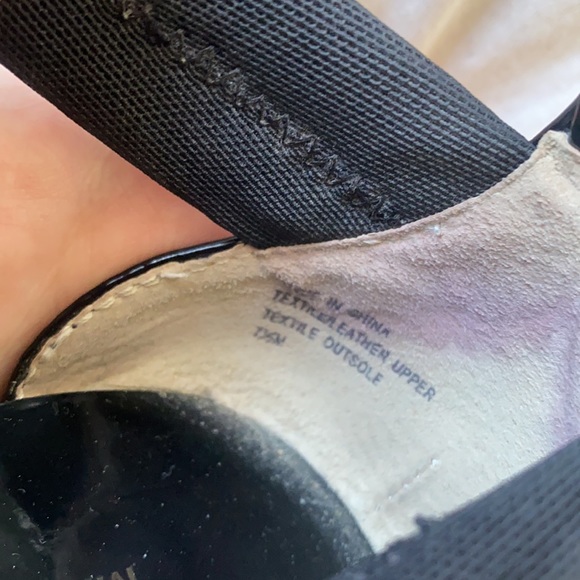 Michael Kors Zip Front Black Patent Heels - Picture 6 of 10